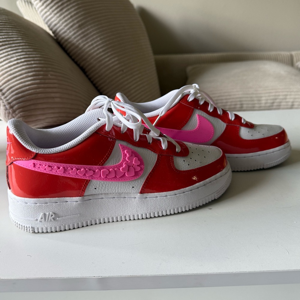 Nike Red and Pink Valentine’s Shoes